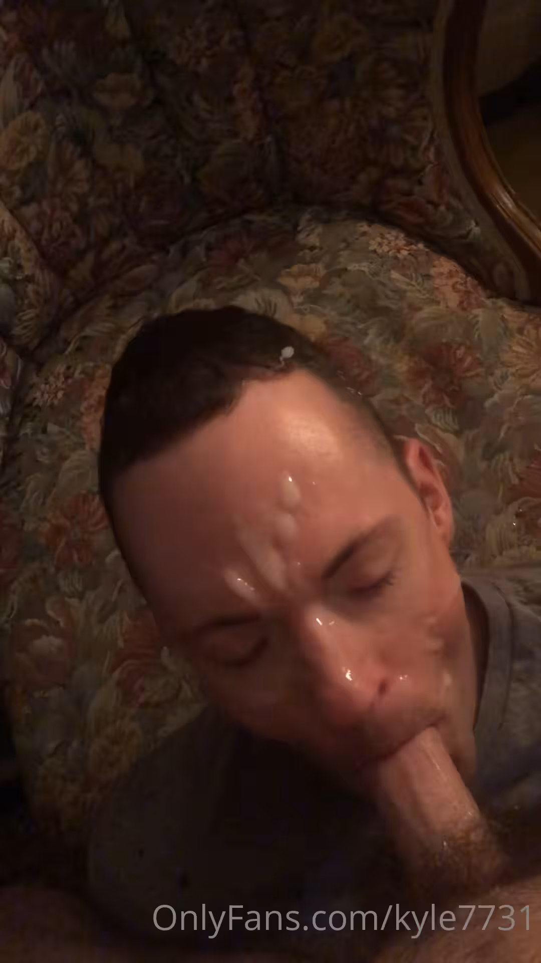 GFFShorts thumbnail for Late night blowjob and covering his face with my load - Kyle7731
