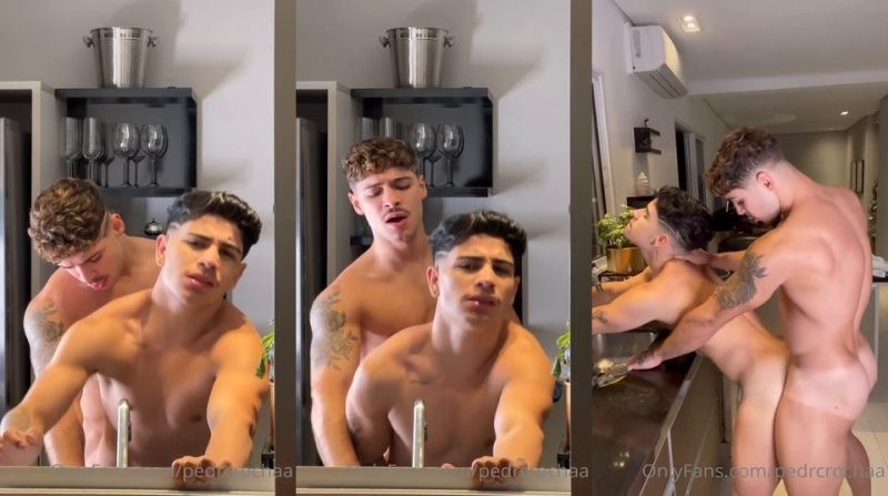 OnlyGays thumbnail for Pedrorochaa – fucking hard in the kitchen - amateur gay porn from OnlyFans, MyVidster, GayForFans and more! - Anal, Latin