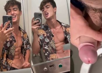 OnlyGays thumbnail for Young twink jerks off in the train bathroom - amateur gay porn from OnlyFans, MyVidster, GayForFans and more! - 