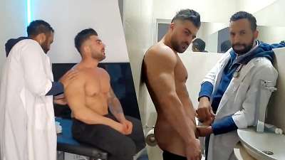 JustTheGays thumbnail for Doctors Appointment – Marco Di Pietro and JayLandford play with eachother - amateur gay porn from OnlyFans, MyVidster, GayForFans and more! - Anal