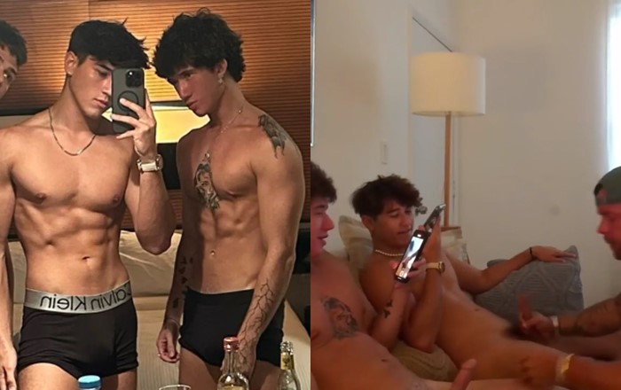 JustTheGays thumbnail for Ethanwilson (wilsonesthetics) and friend Mickeyy get sucked by kingpayton211 - amateur gay porn from OnlyFans, MyVidster, GayForFans and more! - Oral