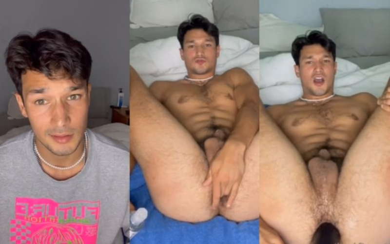 JustTheGays thumbnail for Halfjap1234 fucks himself with a toy and jerks off - amateur gay porn from OnlyFans JustForFans GayForFans - 