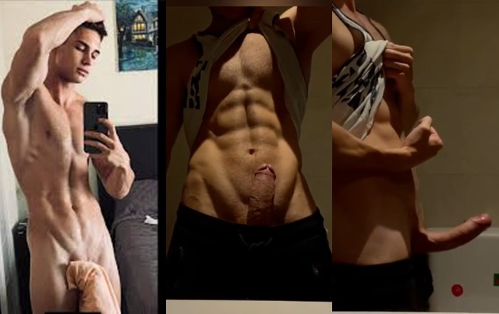 JustTheGays thumbnail for JesusxVIP flexes and jerks his rock hard cock - amateur gay porn from OnlyFans, MyVidster, GayForFans and more! - Jerk Off