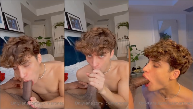 JustTheGays thumbnail for Licki Martinez sucks a cock and gets a facial - amateur gay porn from OnlyFans JustForFans GayForFans - 
