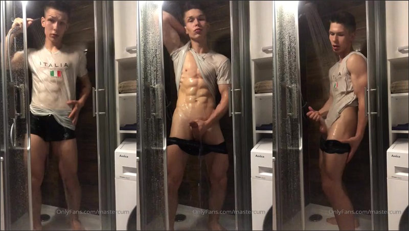 JustTheGays thumbnail for Mastercum jerks off in the shower - amateur gay porn from OnlyFans, MyVidster, GayForFans and more! - Jerk Off, Shower, Solo, Young & Twink