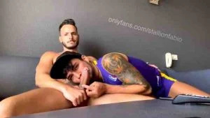 JustTheGays thumbnail for Stallion Fabio and Leo Bulgari - amateur gay porn from OnlyFans, MyVidster, GayForFans and more! - video