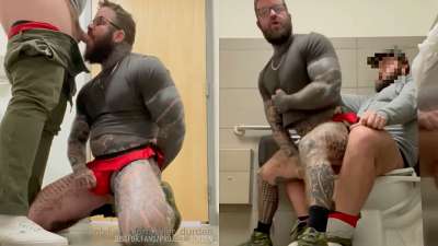 JustTheGays thumbnail for Tyler Durden – Public restroom cruising - amateur gay porn from OnlyFans, MyVidster, GayForFans and more! - Anal