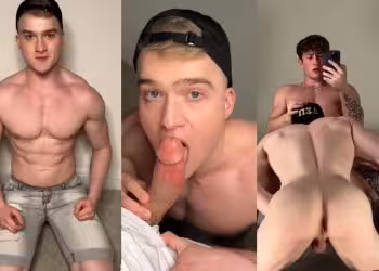 JustTheGays thumbnail for Alek worships and sucks Tory’s sweaty cock - amateur gay porn from OnlyFans JustForFans GayForFans - 