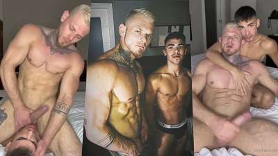 JustTheGays thumbnail for Curt Ackles gets a blowjob from Nacho Newson - amateur gay porn from OnlyFans, MyVidster, GayForFans and more! - Oral