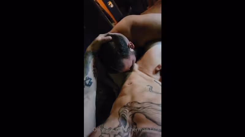 thumbnail for Face fucking a Grindr hookup and cumming down his throat Sherman Tank sherman.tank_