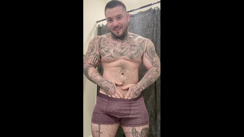 OnlyGays thumbnail for Having a shower and stroking my fat cock – Derek Martin (Deek Aesthetic) - amateur gay porn from OnlyFans, MyVidster, GayForFans and more! -