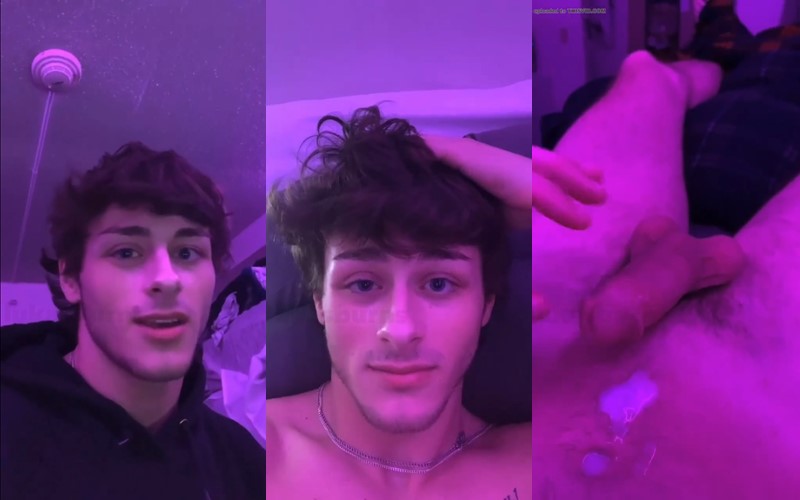 JustTheGays thumbnail for Sexy guy’s erotic tiktoker talk and jerk - amateur gay porn from OnlyFans, MyVidster, GayForFans and more! - Jerk Off, Solo