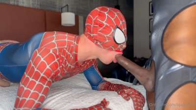 JustTheGays thumbnail for Spideyb0y vs FullMetalTwunk fuck in costume - amateur gay porn from OnlyFans, MyVidster, GayForFans and more! - Anal