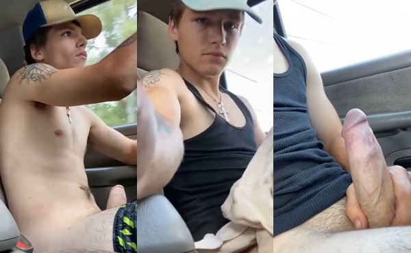 OnlyGays thumbnail for Young guy jerks off while driving - amateur gay porn from OnlyFans, MyVidster, GayForFans and more! - 