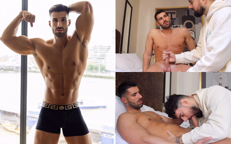JustTheGays thumbnail for Euardo Fonseca gets sucked by Casey Cooper – caseycooperxxx - amateur gay porn from OnlyFans JustForFans GayForFans - Oral