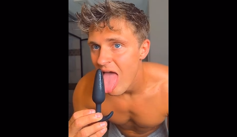 JustTheGays thumbnail for Itsjustparker – jerking off with a toy in my hole - amateur gay porn from OnlyFans JustForFans GayForFans - 