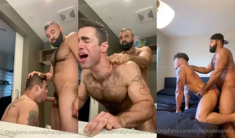 JustTheGays thumbnail for Persian Alpha Wolf (alphatopwolff22) fucks Lucas Leon - amateur gay porn from OnlyFans, MyVidster, GayForFans and more! - 
