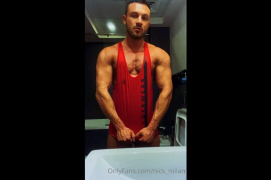 JustTheGays thumbnail for Showing off my muscles after a workout Nick Milan nick_milan - amateur gay porn from OnlyFans, MyVidster, GayForFans and more! - Muscle, video
