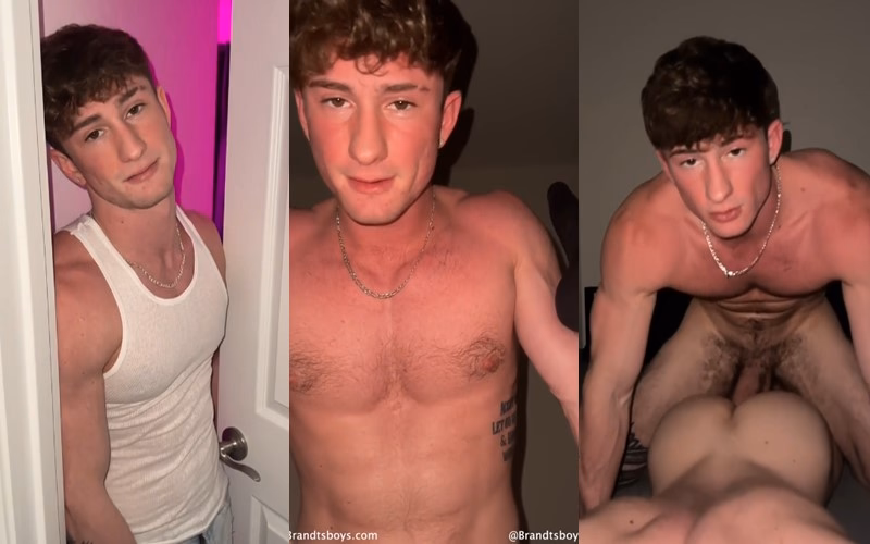 JustTheGays thumbnail for Brandtboys – Troy POV fuck - amateur gay porn from OnlyFans JustForFans GayForFans - 