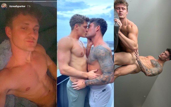 JustTheGays thumbnail for Itsjustparker – fucking in the shower before moving to the bed - amateur gay porn from OnlyFans, MyVidster, GayForFans and more! - Anal, Shower