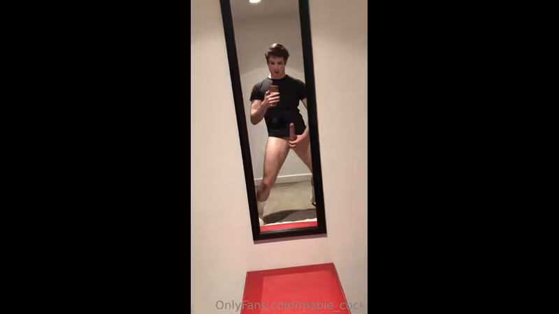 JustTheGays thumbnail for jerking off and shooting my load – Maple_Cock - amateur gay porn from OnlyFans JustForFans GayForFans - 