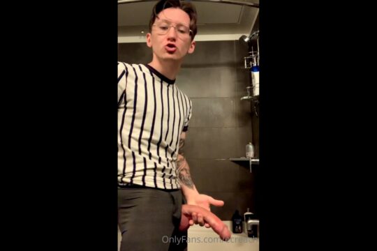 OnlyGays thumbnail for Quick solo jerk off Creach the_creach - amateur gay porn from OnlyFans, MyVidster, GayForFans and more! - 