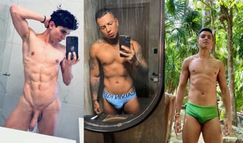 JustTheGays thumbnail for Trio Latino – Mauro Valiente, Fer Smith and Joaquin Santana - amateur gay porn from OnlyFans, MyVidster, GayForFans and more! - 