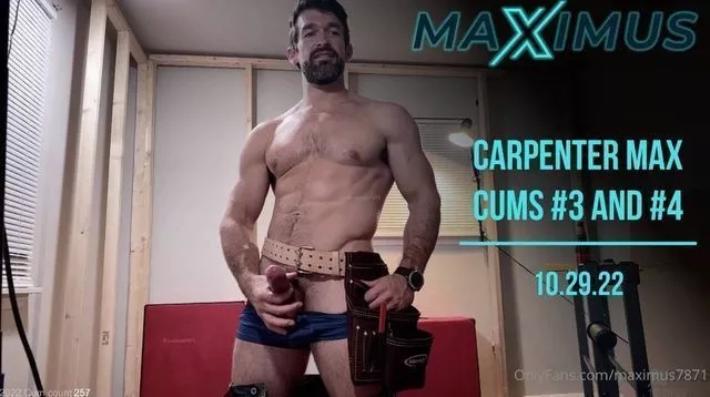 OnlyGays thumbnail for Carpenter Max – 3 - amateur gay porn from OnlyFans, MyVidster, GayForFans and more! - 