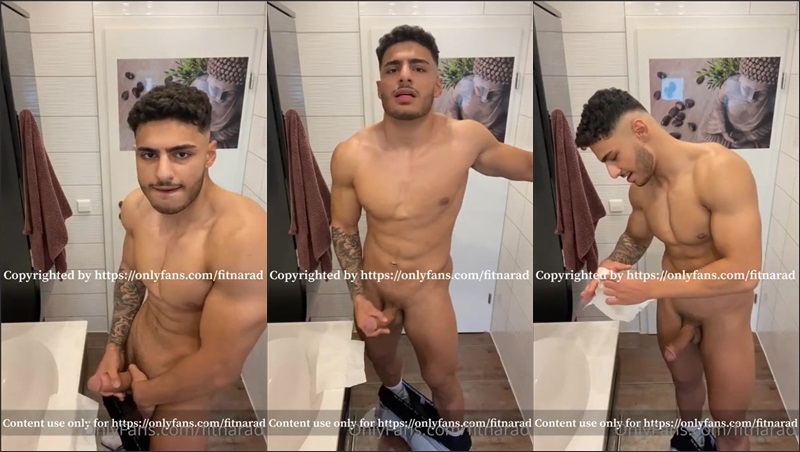 JustTheGays thumbnail for Fitnarad cums in the sink - amateur gay porn from OnlyFans, MyVidster, GayForFans and more! - Jerk Off, Solo