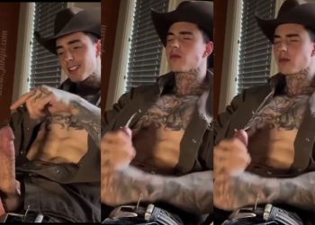 JustTheGays thumbnail for Jake Andrich (jakipz) jerks off dressed as a cowboy - amateur gay porn from OnlyFans, MyVidster, GayForFans and more! - 