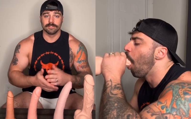 JustTheGays thumbnail for Jordan teaches how to give a blowjob on dicks of all sizes – brandtsboys - amateur gay porn from OnlyFans JustForFans GayForFans - 