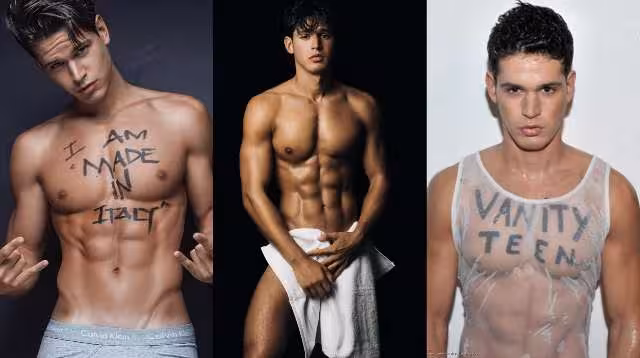 JustTheGays thumbnail for Marcrose (Andrea Moscon) – An hour long jerk compilation - amateur gay porn from OnlyFans JustForFans GayForFans - 