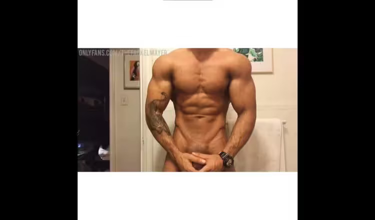 OnlyGays thumbnail for Showing off my muscles and jerking my thick cock till I cum TheFackelmayer - amateur gay porn from OnlyFans, MyVidster, GayForFans and more! - 