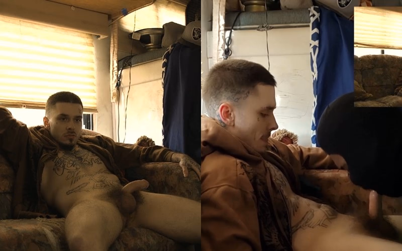 JustTheGays thumbnail for Tattooed guy needs to pay the bills – raw fervor - amateur gay porn from OnlyFans JustForFans GayForFans - 