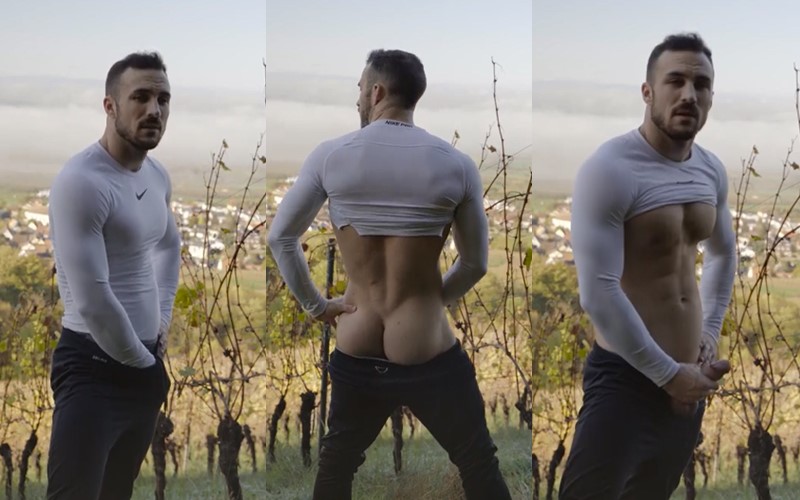 JustTheGays thumbnail for baghira2 – jerking off outside - amateur gay porn from OnlyFans, MyVidster, GayForFans and more! - Jerk Off, Outdoor, Solo