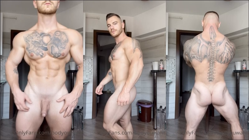 JustTheGays thumbnail for Bodyouwant shows off his body again - amateur gay porn from OnlyFans JustForFans GayForFans - 