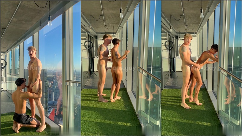 JustTheGays thumbnail for ChasexParkerr – This super hot stud fucks me hard over the balcony - amateur gay porn from OnlyFans, MyVidster, GayForFans and more! - Anal, Young & Twink