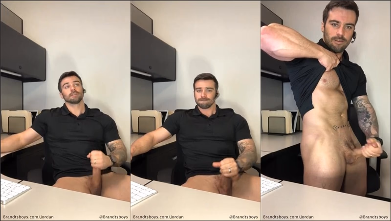 JustTheGays thumbnail for Cumming On A Call – brandtsboys - amateur gay porn from OnlyFans JustForFans GayForFans - 