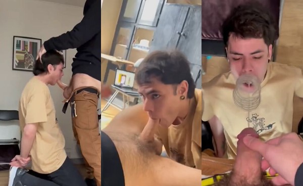 JustTheGays thumbnail for Face fuck and golden shower compilation - amateur gay porn from OnlyFans, MyVidster, GayForFans and more! -