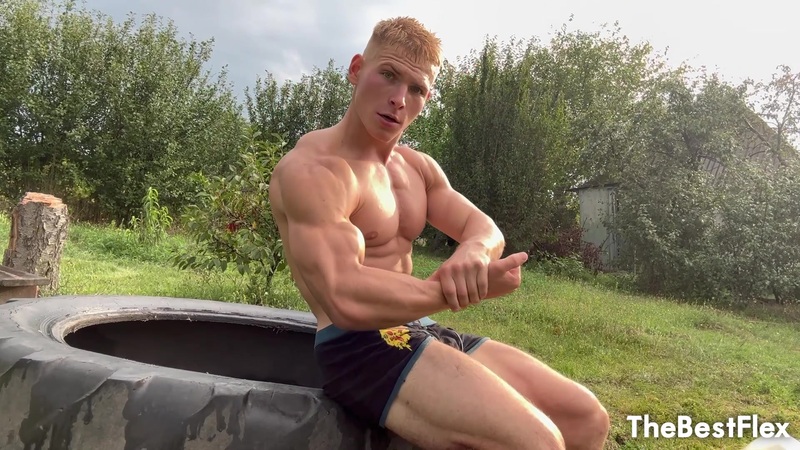 OnlyGays thumbnail for Flexing my muscles outdoors in my undewear – Rogalik - amateur gay porn from OnlyFans, MyVidster, GayForFans and more! -