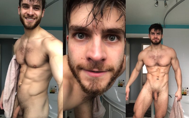 JustTheGays thumbnail for Marcod shows off his body after a shower - amateur gay porn from OnlyFans, MyVidster, GayForFans and more! - Shower, Solo