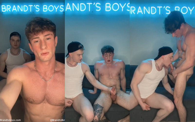 JustTheGays thumbnail for Cock Ring Review by Troy and Alek - amateur gay porn from OnlyFans JustForFans GayForFans - 
