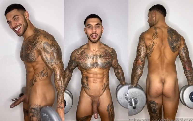 JustTheGays thumbnail for therealmrexotic – Time for a quick workout - amateur gay porn from OnlyFans JustForFans GayForFans - 