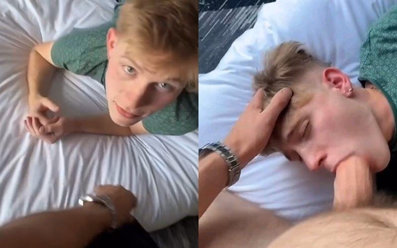 JustTheGays thumbnail for buckthebullxxx gets sucked by a twink - amateur gay porn from OnlyFans JustForFans GayForFans - 