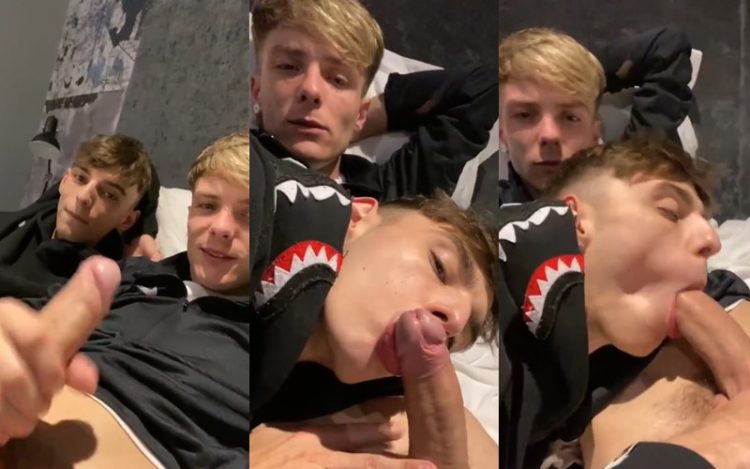 JustTheGays thumbnail for Callumandcole – hot suck session - amateur gay porn from OnlyFans, MyVidster, GayForFans and more! - 