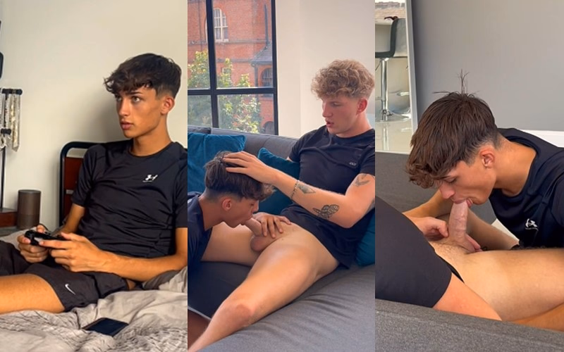 JustTheGays thumbnail for Chase sucks Axel – Chasexparkerr and axel65xxx - amateur gay porn from OnlyFans JustForFans GayForFans - 