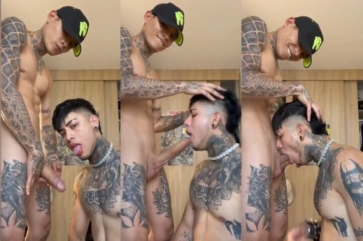 JustTheGays thumbnail for demondsex18 – throat fucking - amateur gay porn from OnlyFans, MyVidster, GayForFans and more! - Anal, Latin, Oral