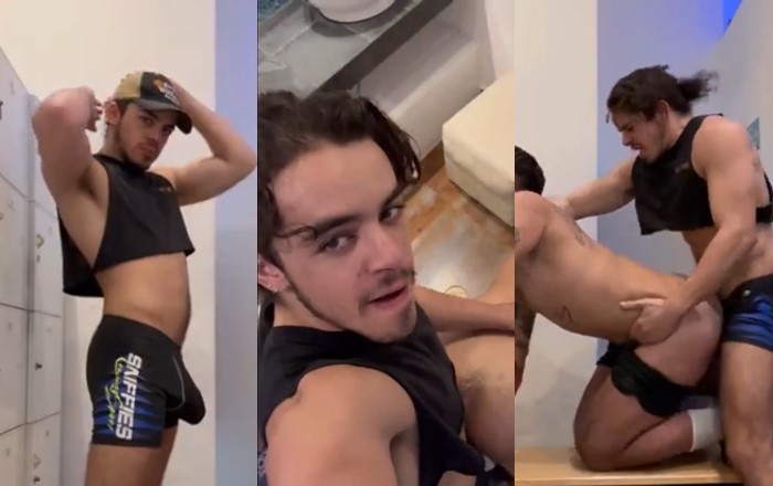 JustTheGays thumbnail for Geo Scar and theinkedping fuck in the locker room - amateur gay porn from OnlyFans, MyVidster, GayForFans and more! - 