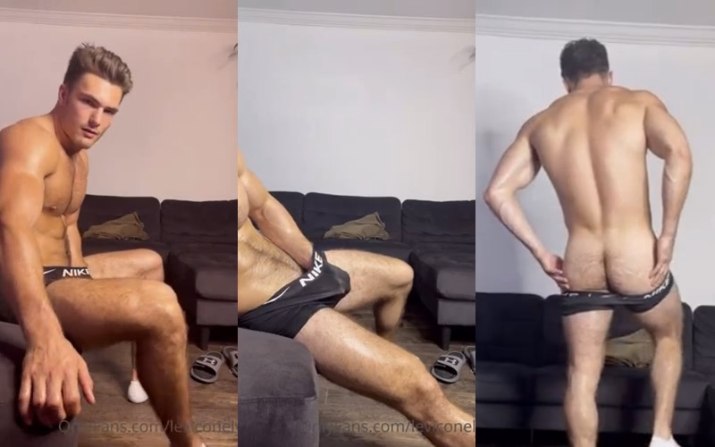 JustTheGays thumbnail for Model Levi Conely shows off his body - amateur gay porn from OnlyFans JustForFans GayForFans - 