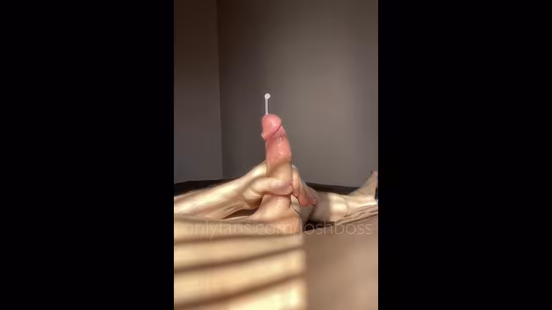 JustTheGays thumbnail for Stroking two loads out of my big thick cock – Josh Boss (JoshBoss) - amateur gay porn from OnlyFans JustForFans GayForFans - 